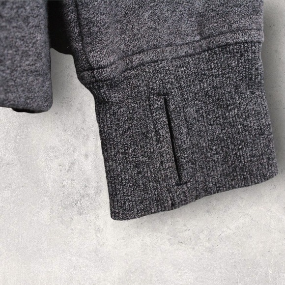 LULULEMON Fleece Please Pullover Hooded Jacket in Heather Grey Size 2 - Picture 7 of 10